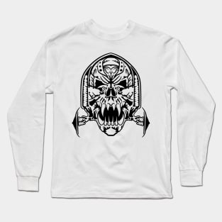 vampire skull Long Sleeve T-Shirt